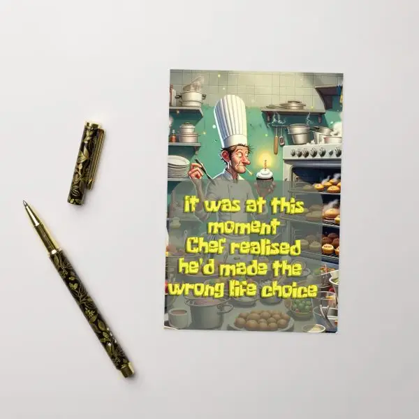 Perfect Chef Greeting card - Image 2